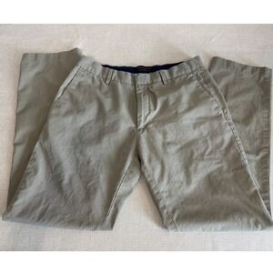 Banana Republic Mens 31x32 Non-Iron Tailored Slim Fit Chino Pants Khaki Tan
